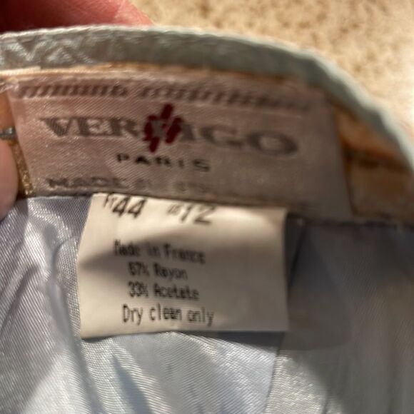 Vertigo Paris Pour La Ville Suit, 2-Piece Set, Jacket and Skirt, Size 12 🇫🇷 - Picture 11 of 11